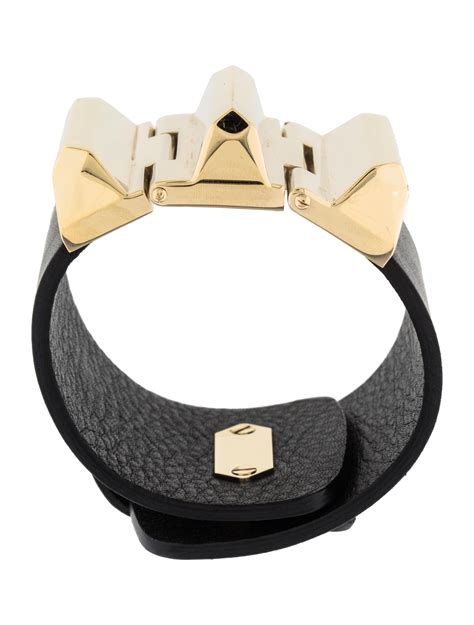 gucci leather bracelet womens|gucci leather cuff bracelet.